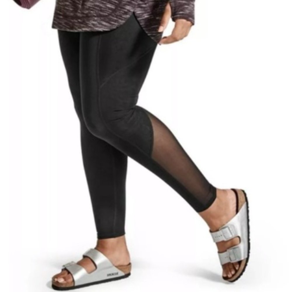Athleta High Rise Mesh Chaturanga Legging